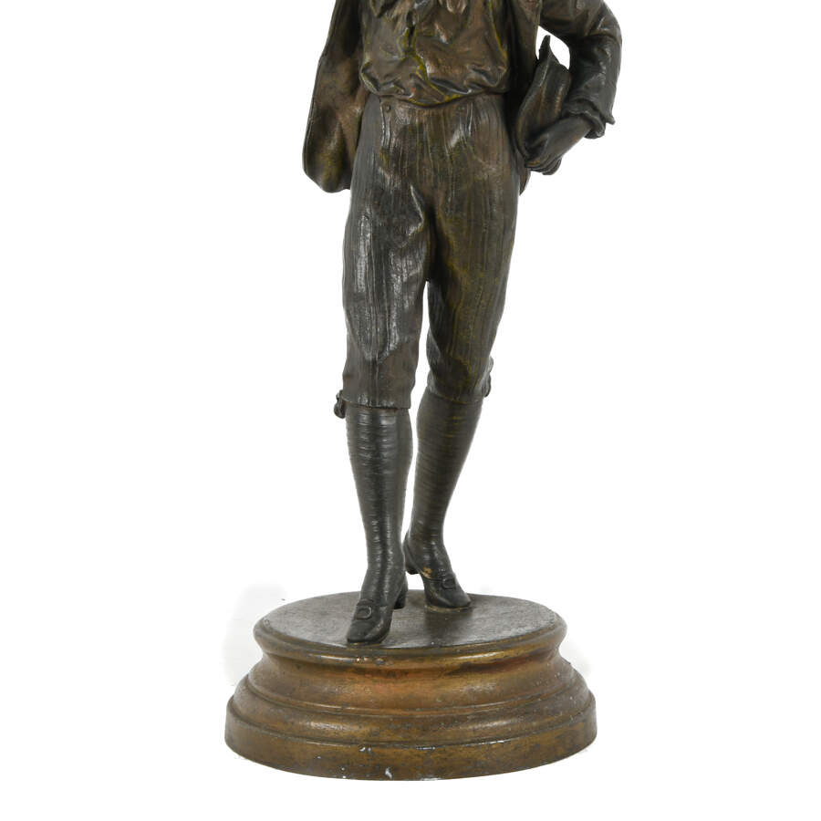 French Spelter "Master of the Stage"-6