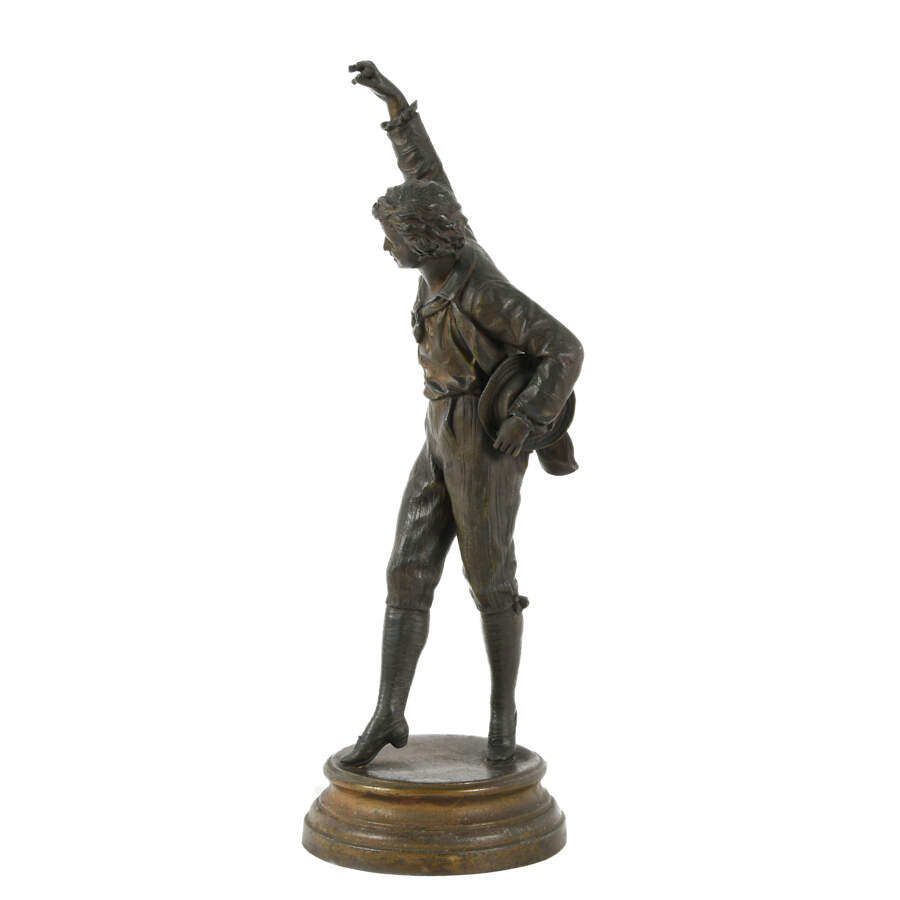 French Spelter "Master of the Stage"-2