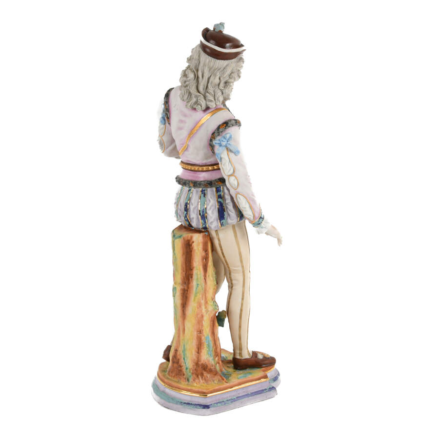 Japanese Porcelain Bisque Figure-4