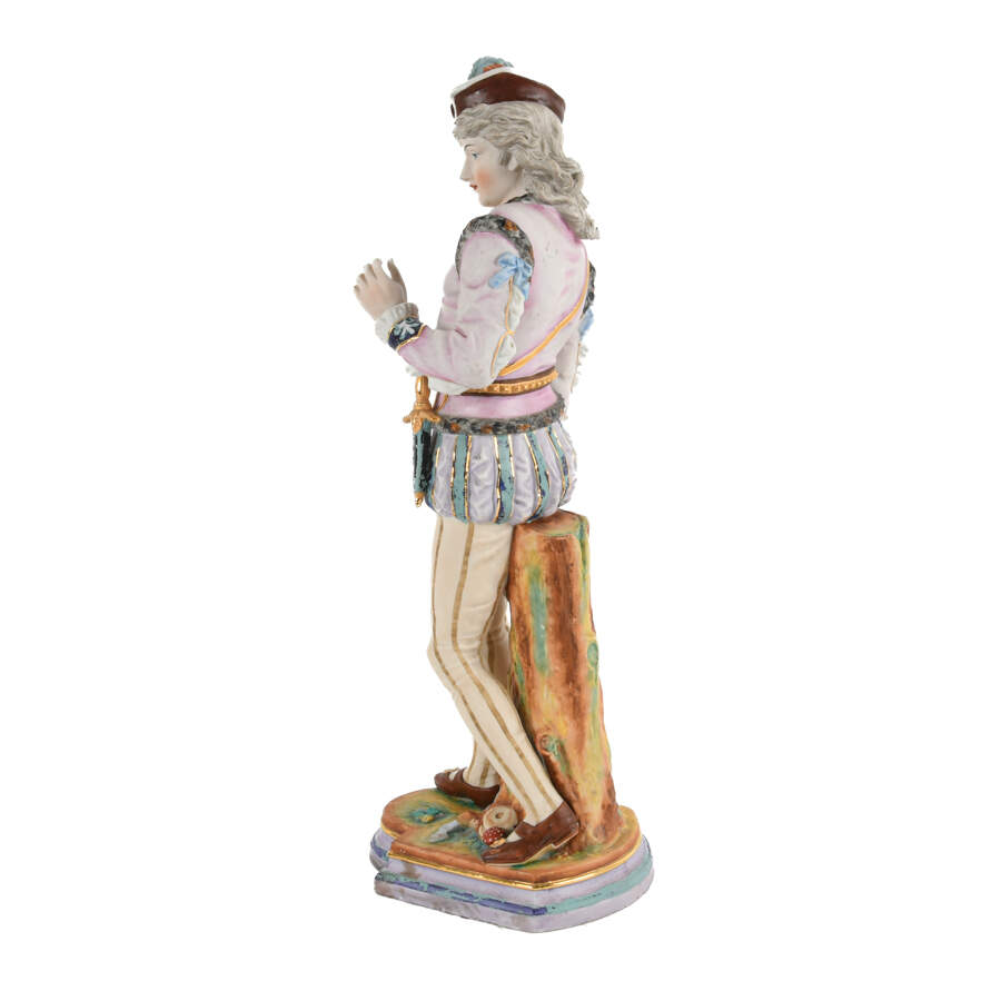 Japanese Porcelain Bisque Figure-3