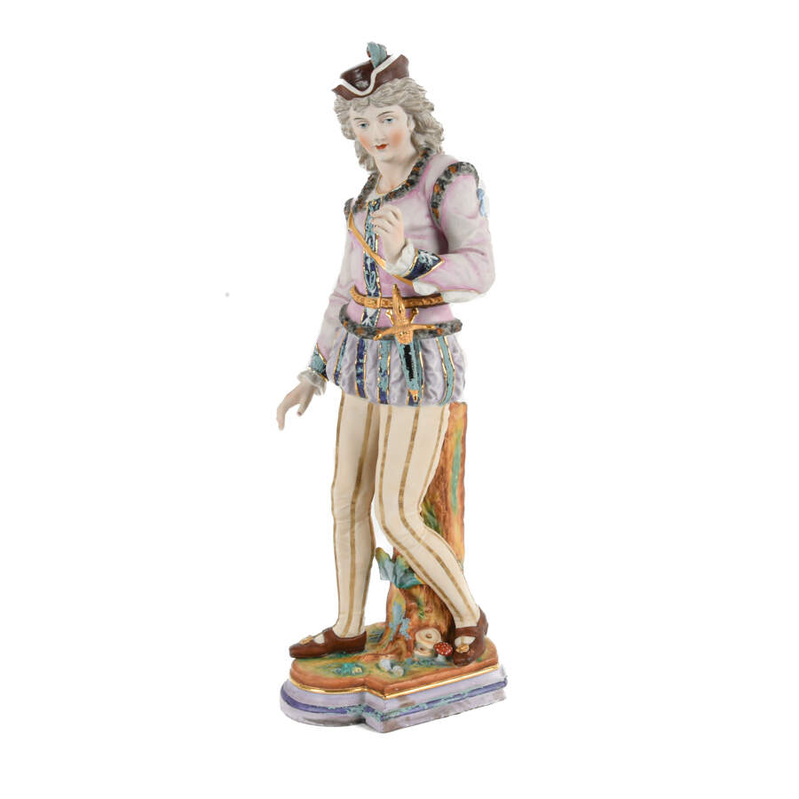 Japanese Porcelain Bisque Figure-2