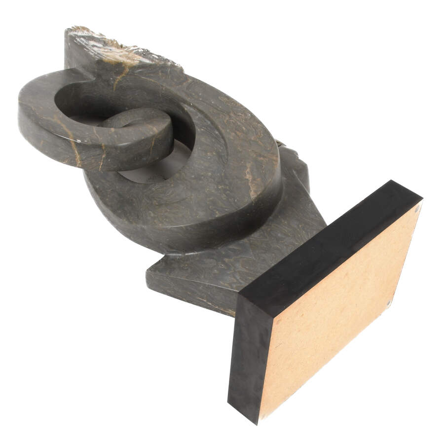 El Jefe "Hoona" Swirl Abstract Marble Sculpture-9