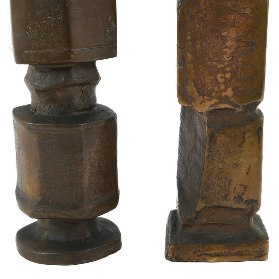 Cast Bronze Sculpture of Larry Rivers' "The King & Queen" 49/50-3
