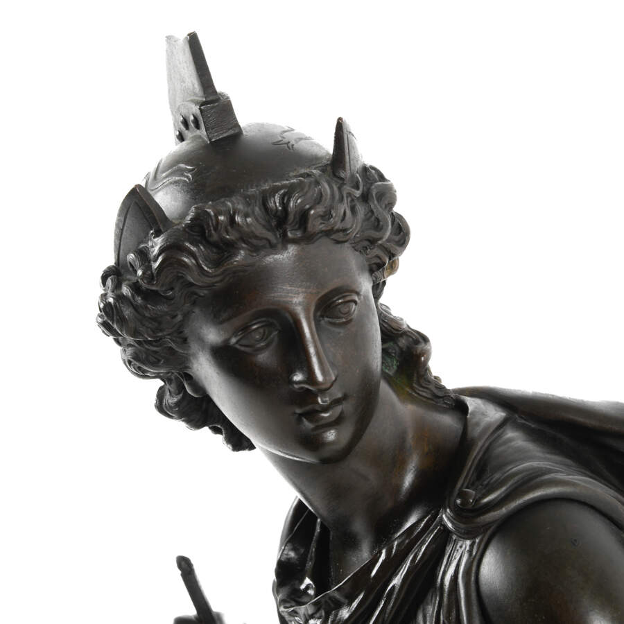 Antique Bronze Sculpture of "Artemis" After Auguste Moreau-2