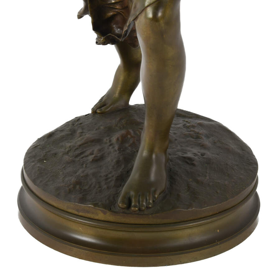 Bronze Sculpture Signed Luca Madrassi "Blind Love"-4
