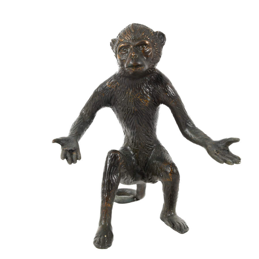 Bronze Monkey Sculpture-1
