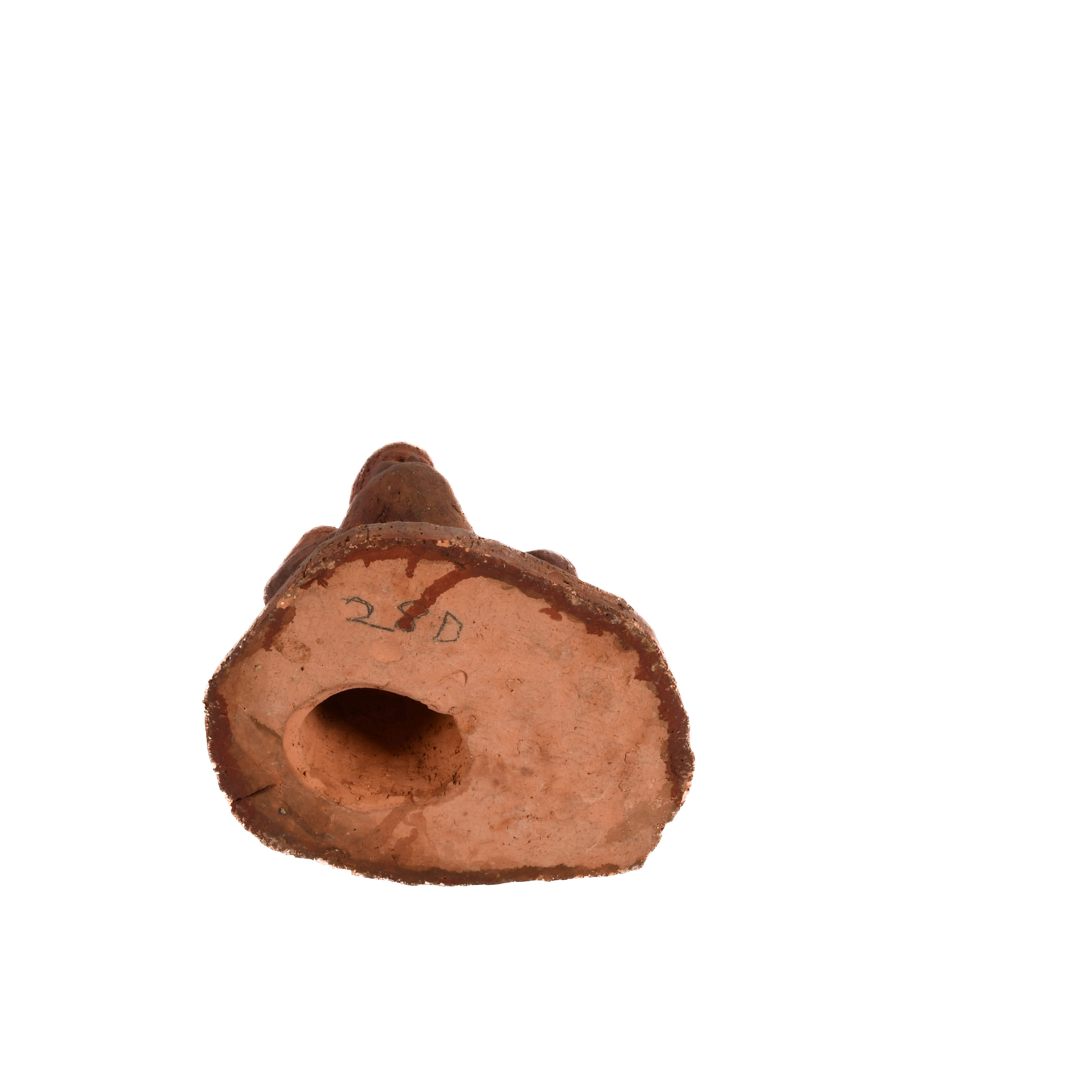 Seated Nude Terracotta Statue-7