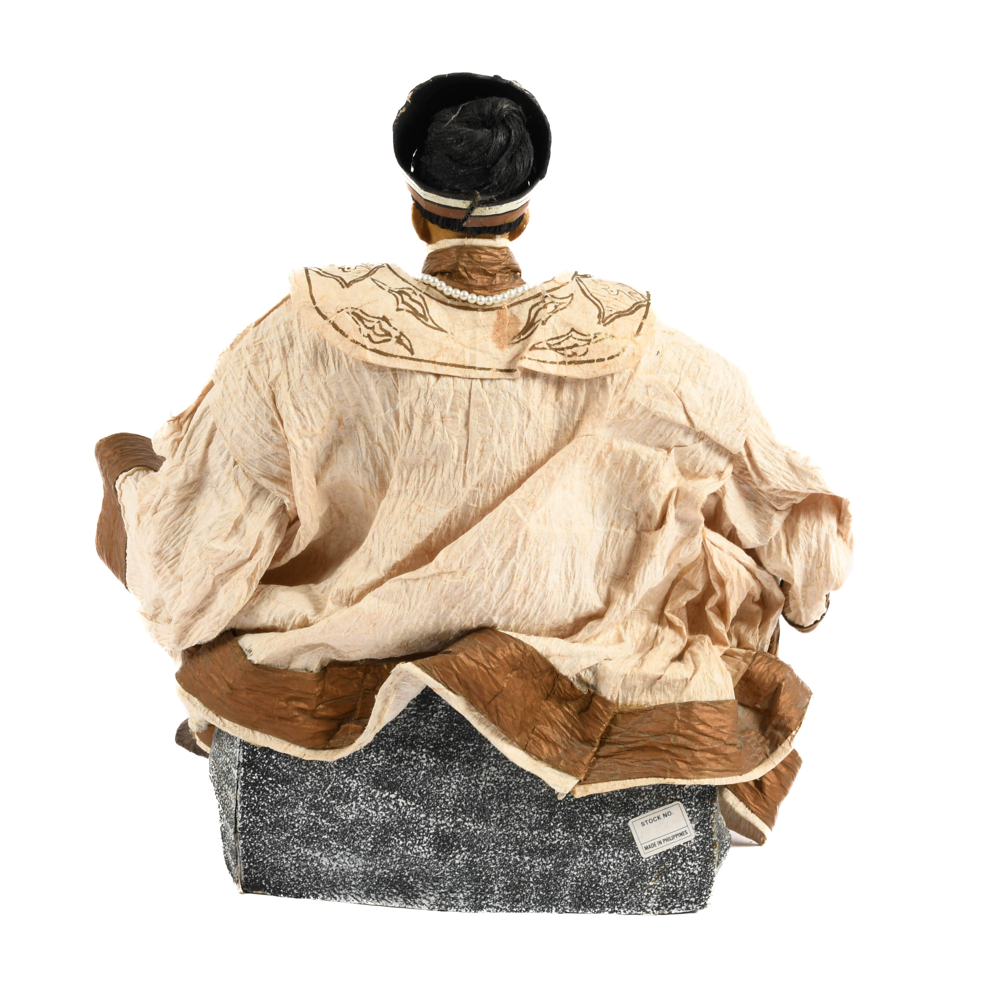 Washi Paper Mâché Ceremonial Doll-4