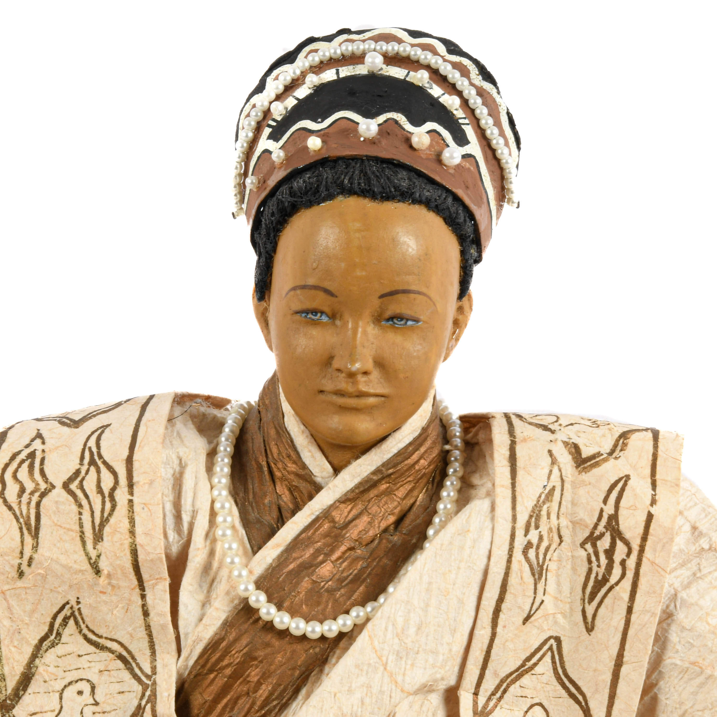 Washi Paper Mâché Ceremonial Doll-2