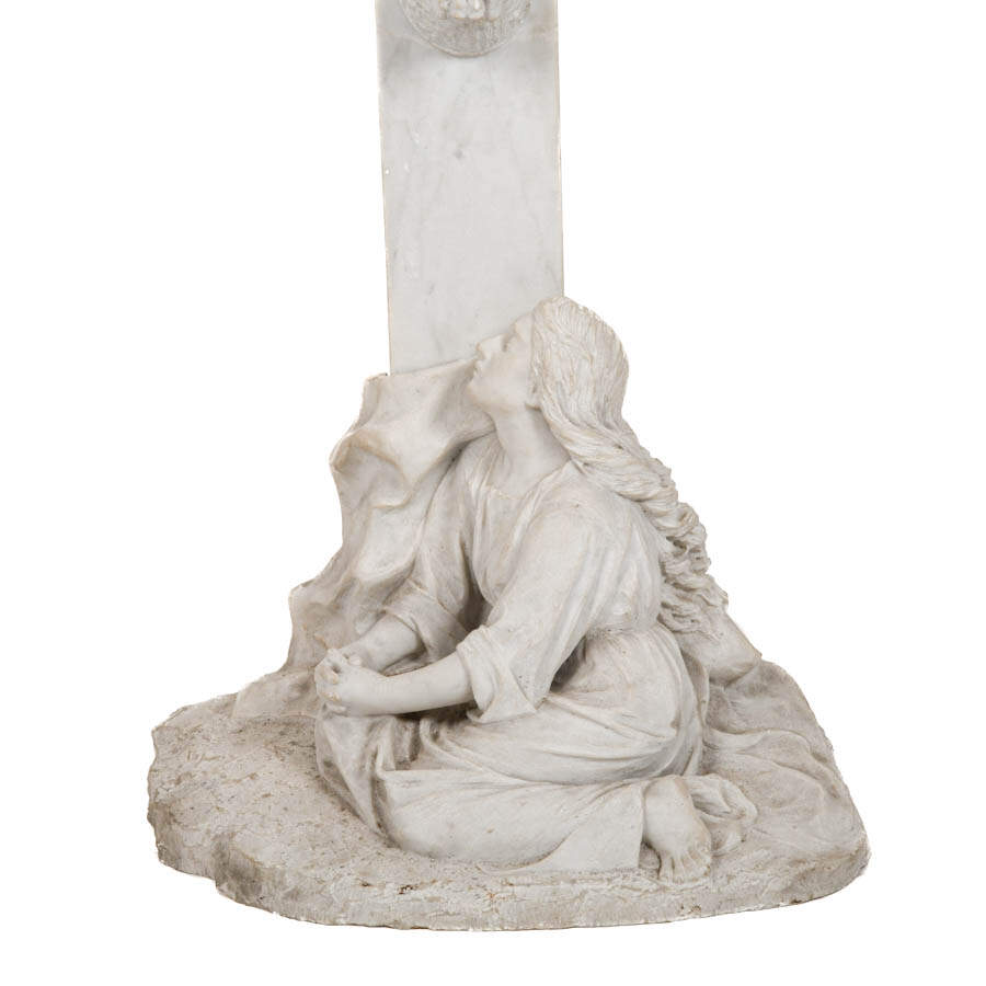 Marble Statue of Jesus and Mary Magdalene-11