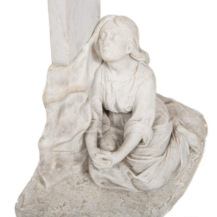 Marble Statue of Jesus and Mary Magdalene-7