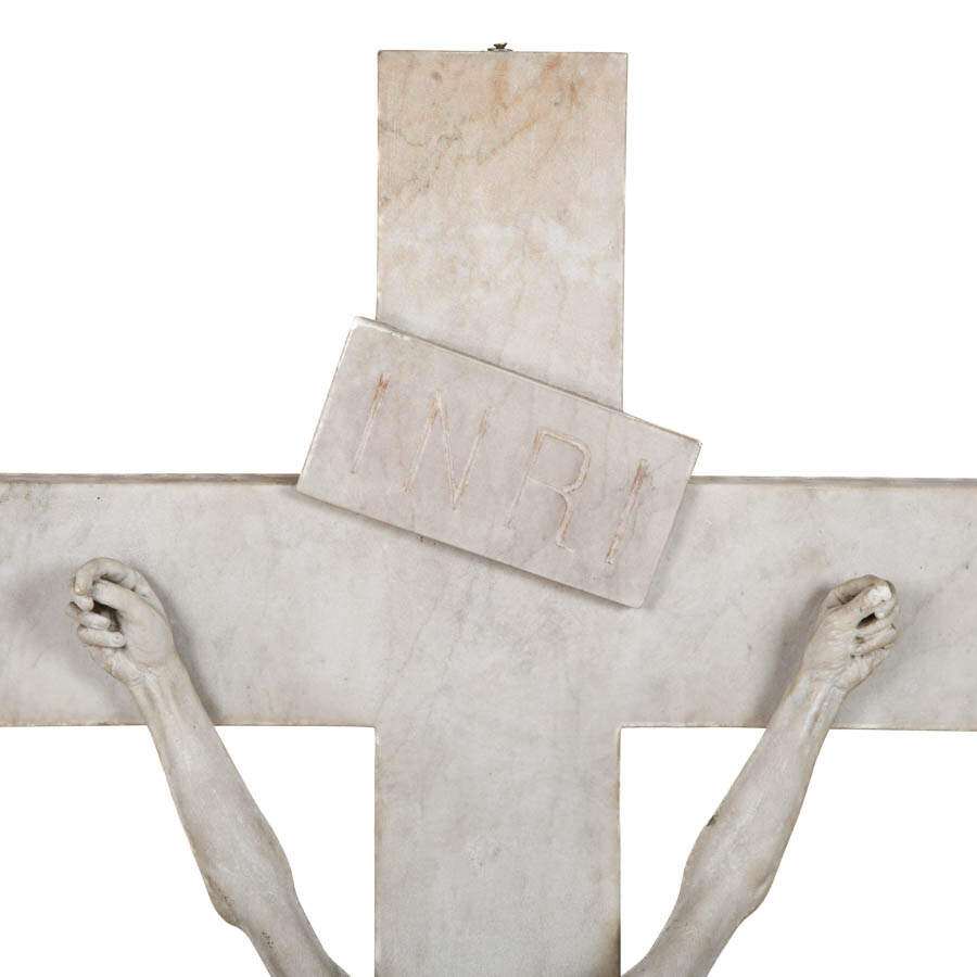Marble Statue of Jesus and Mary Magdalene-5