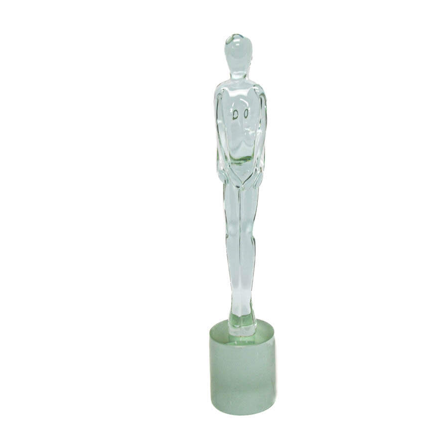 Loving Embrace Art Glass Sculpture by R. Austria-1