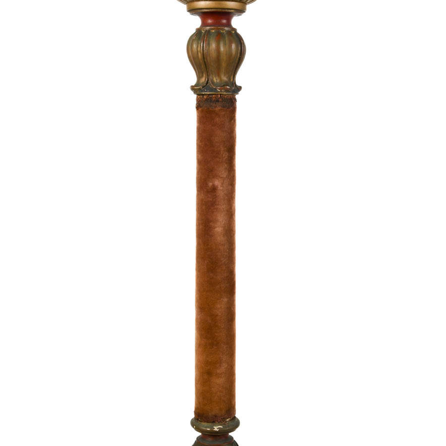 Antique Venetian Slag Glass Floor Lamp-4
