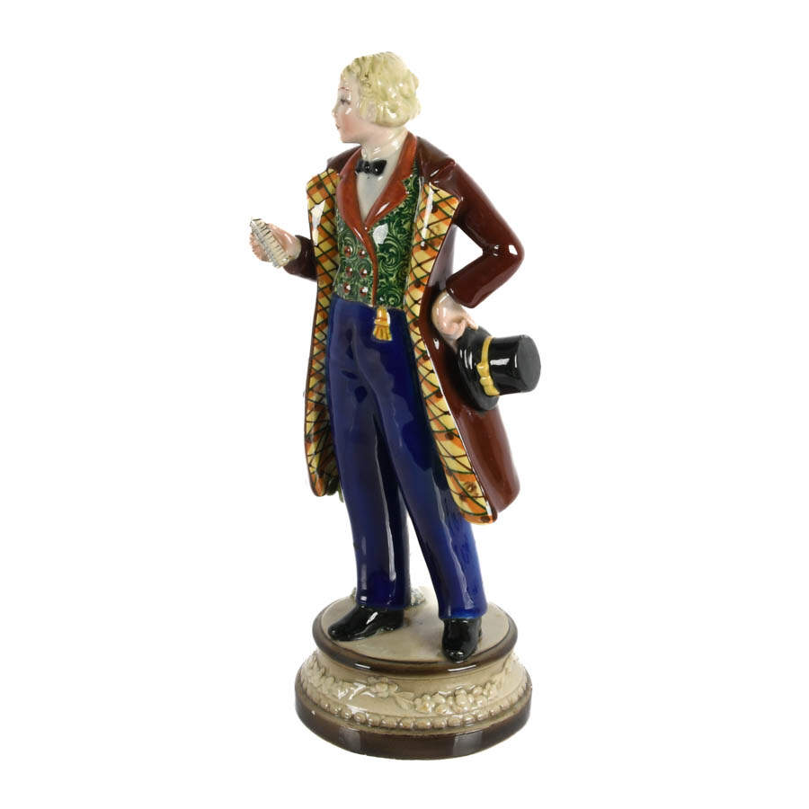 Italian Majolica Figural Statue-6