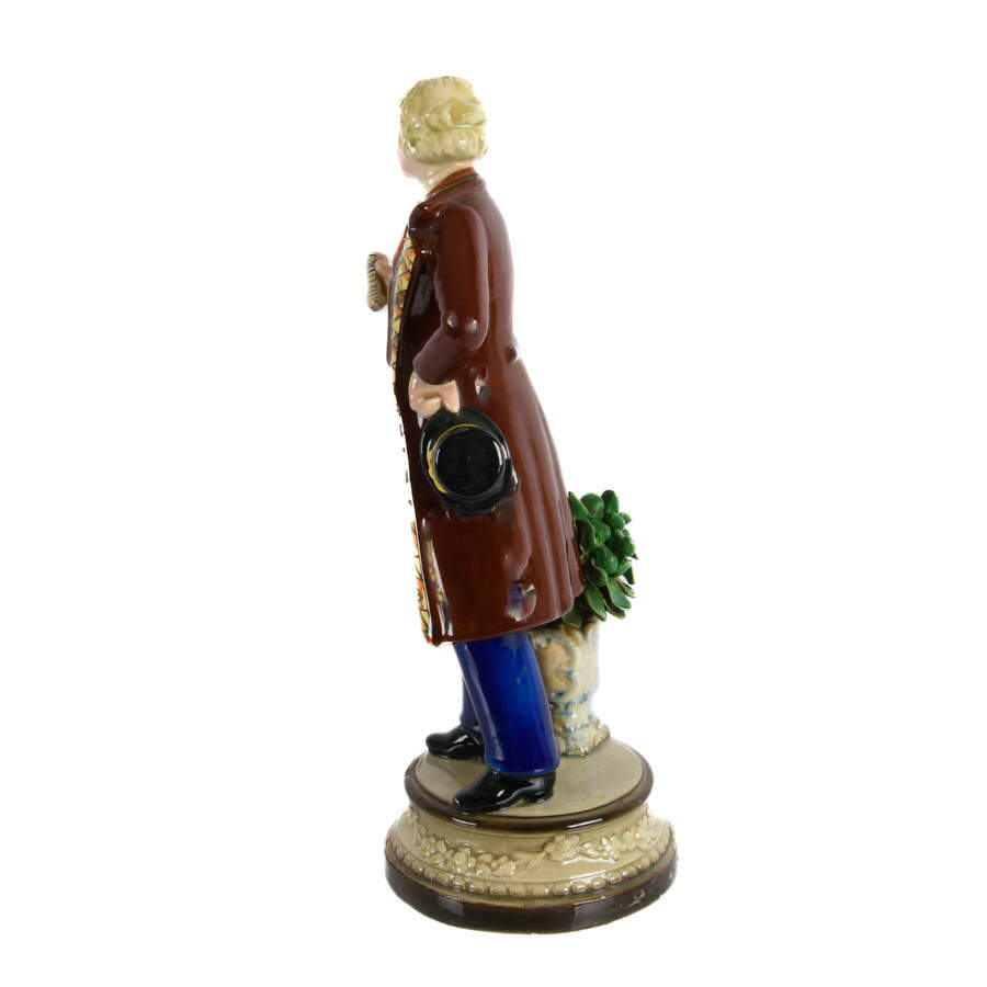 Italian Majolica Figural Statue-5