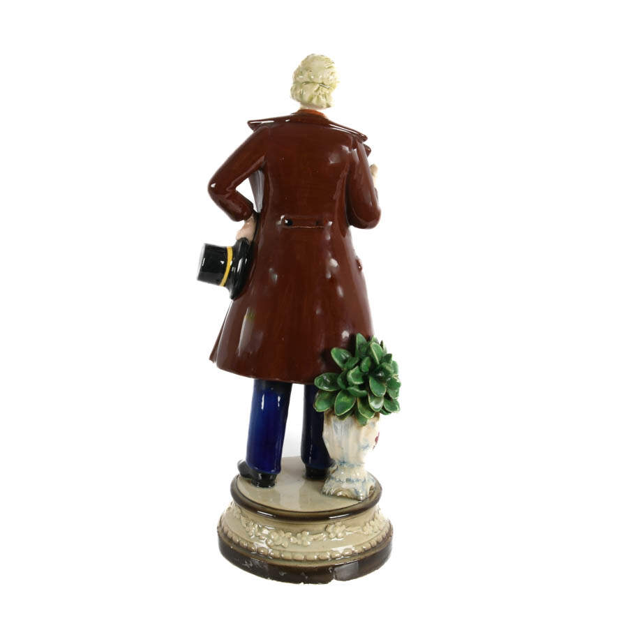 Italian Majolica Figural Statue-4