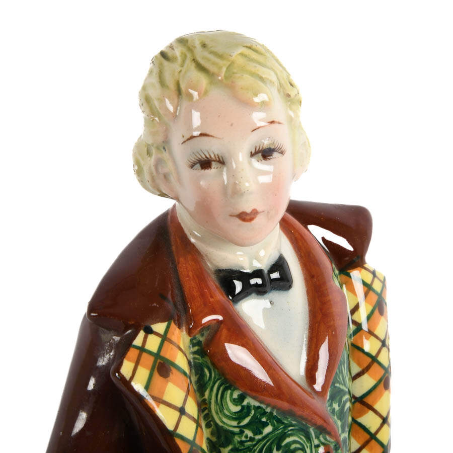 Italian Majolica Figural Statue-2