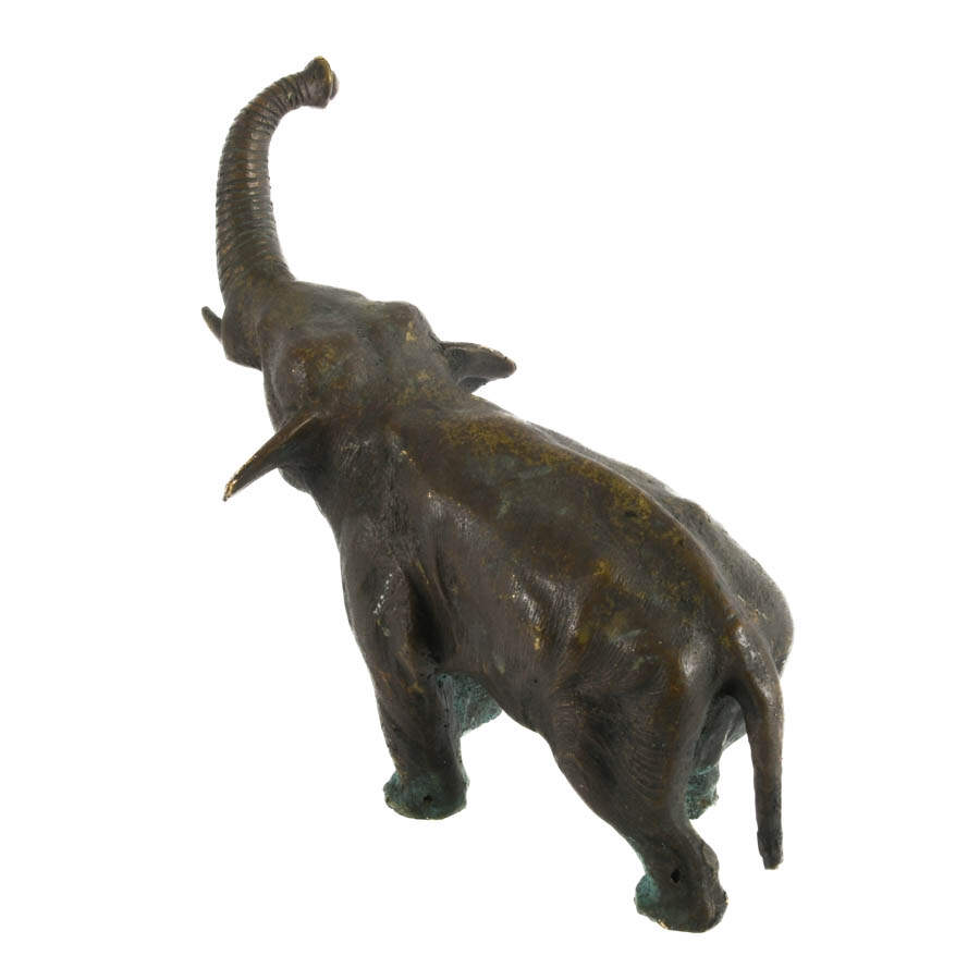 Antique Bronze Elephant Statue-5