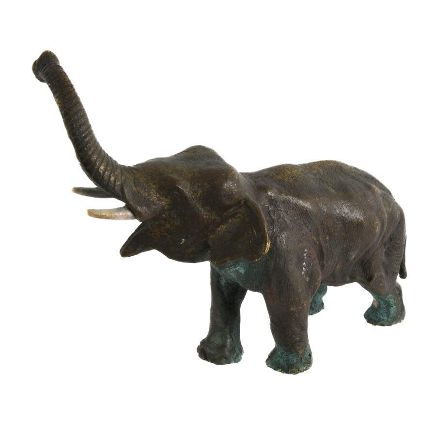 Antique Bronze Elephant Statue-4