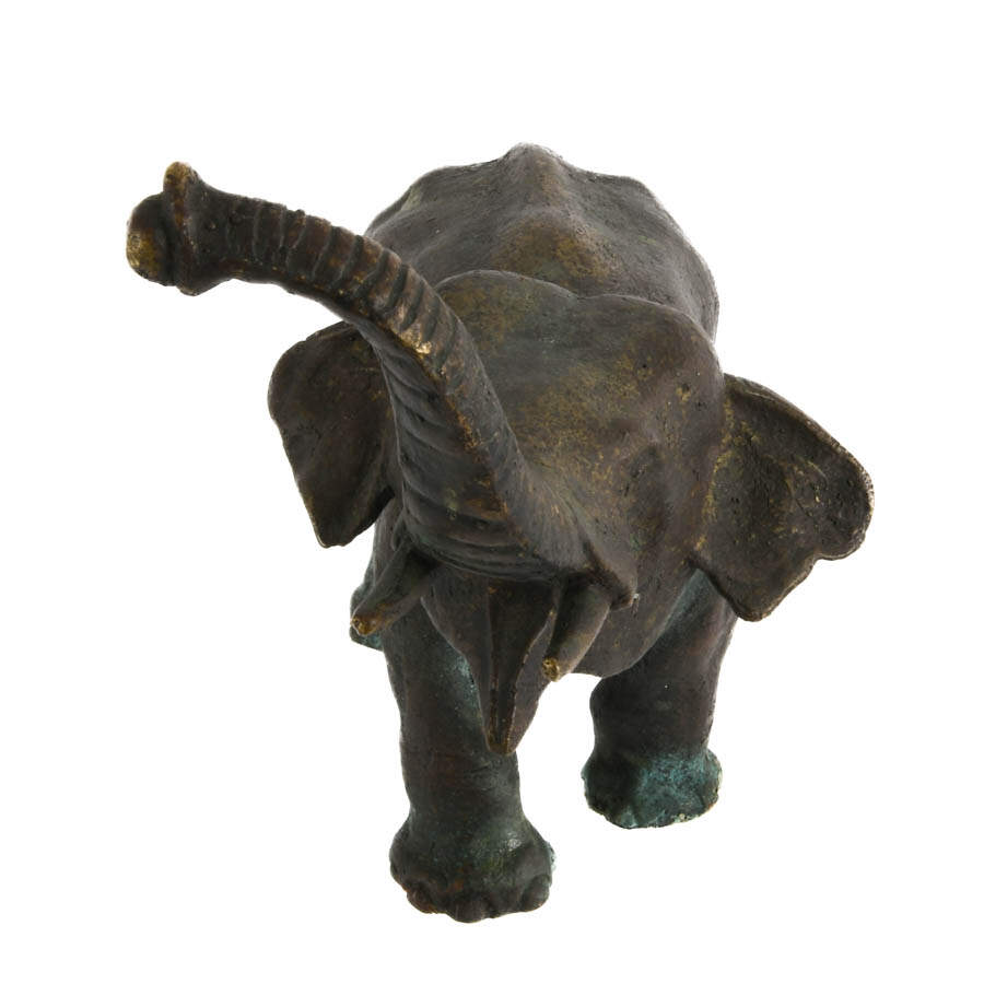 Antique Bronze Elephant Statue-3