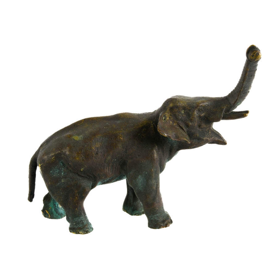 Antique Bronze Elephant Statue-1
