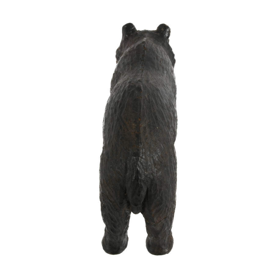 Black Forest Carved Wood Bear Figure-7