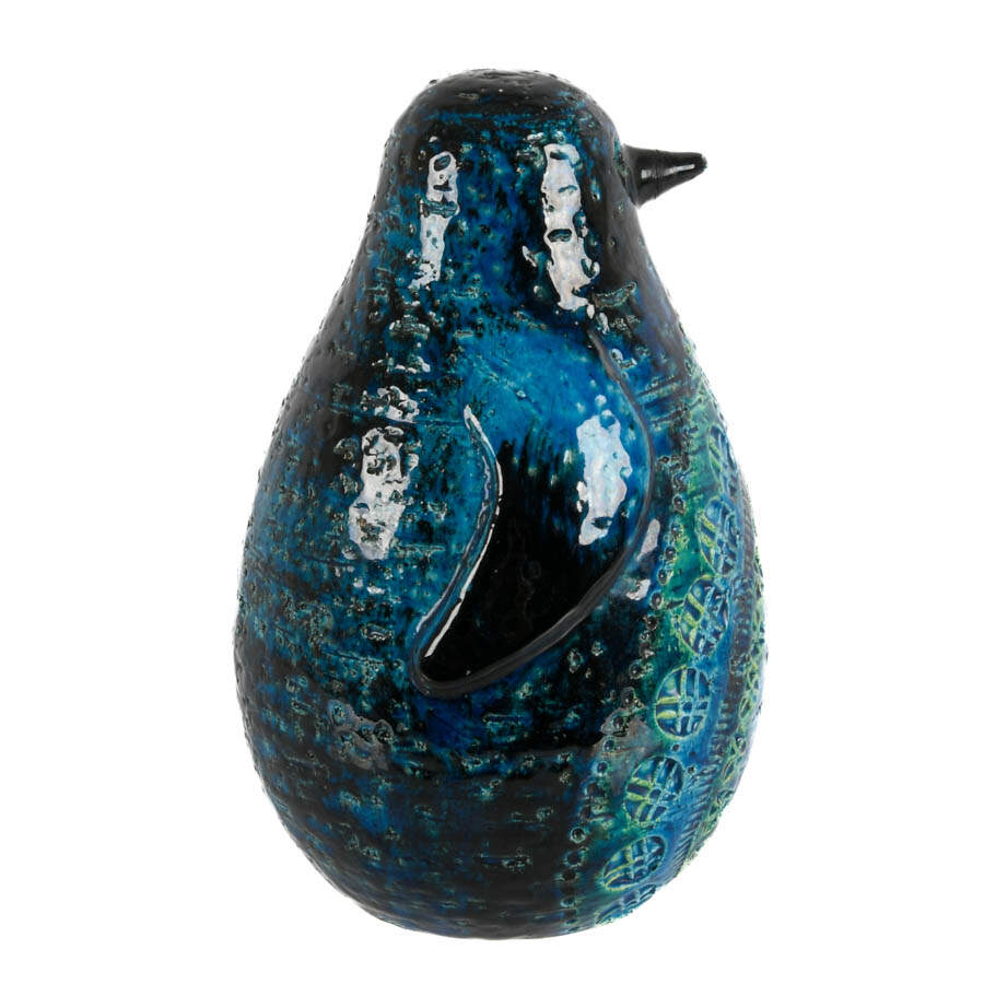 Bitossi "Rimini Blu" Mid-Century Ceramic Penguin Sculpture by Aldo Londi-5