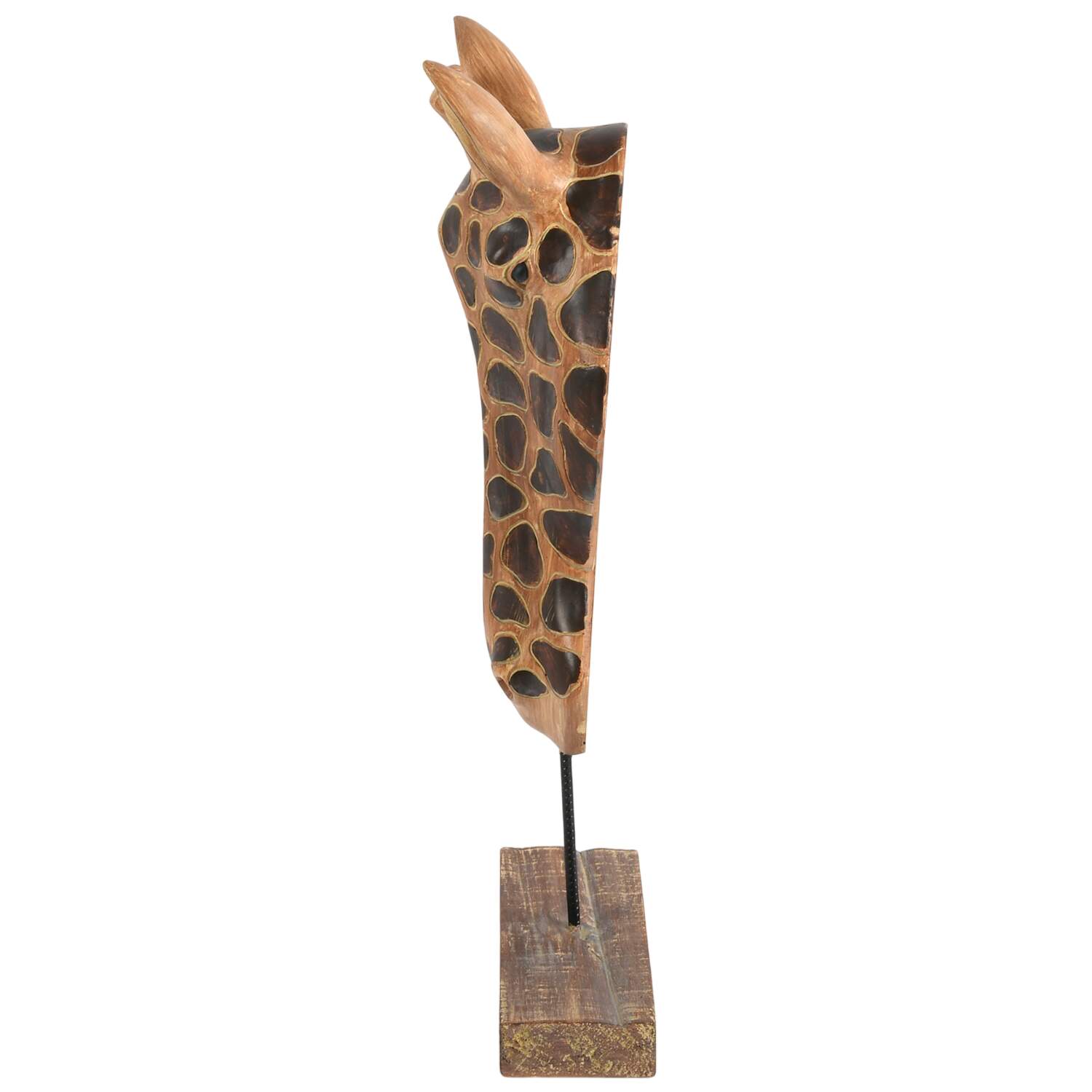 Composition Giraffe Bust on Stand-11