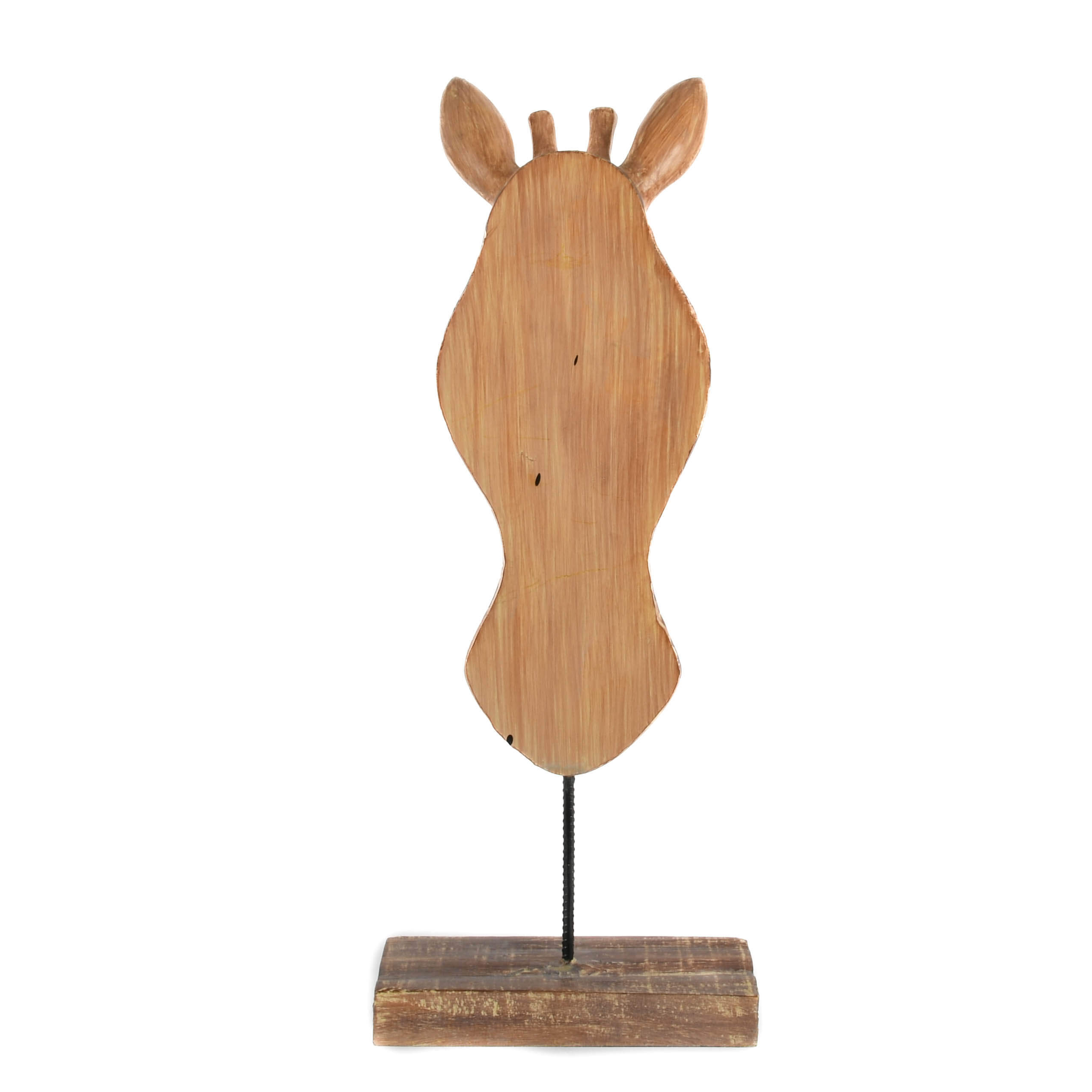 Composition Giraffe Bust on Stand-4