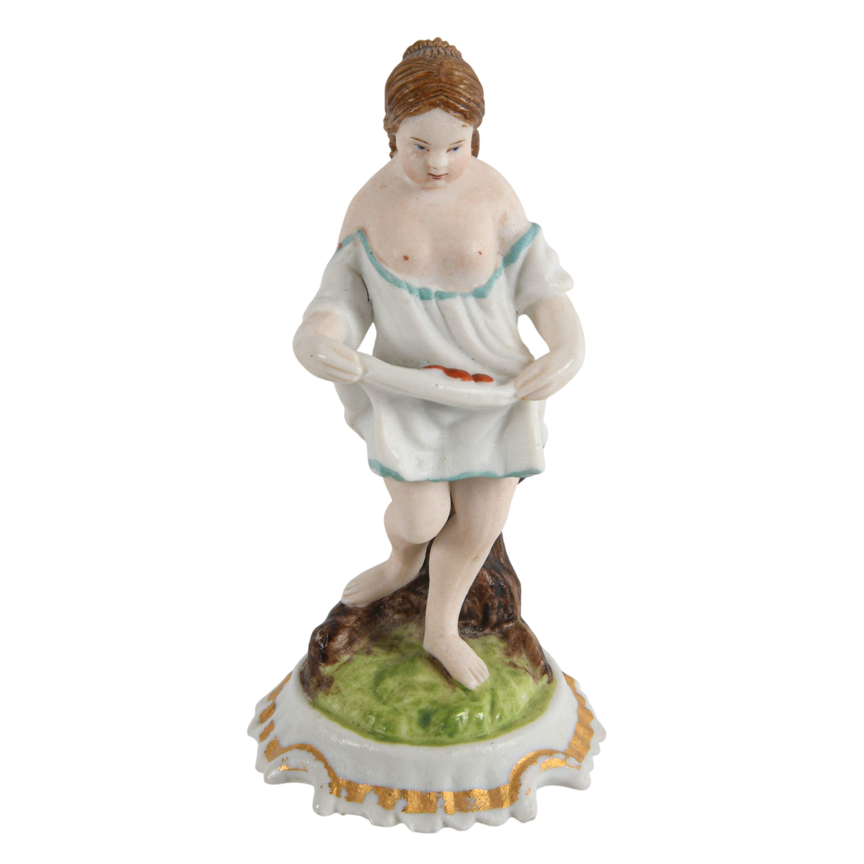 Grouping of Five Figural Miniature Figurines-8