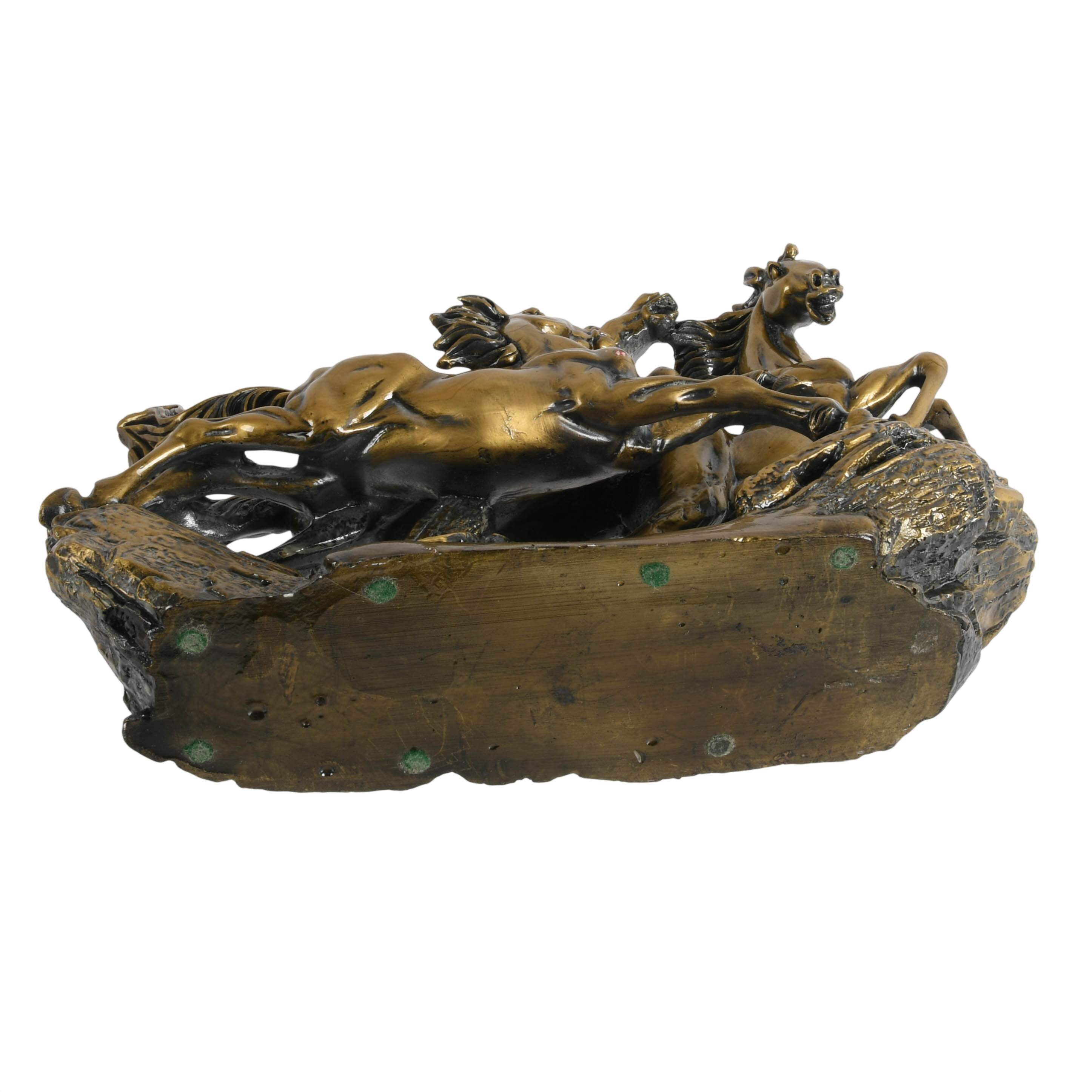 "Cry for Freedom" Horse Resin Sculpture-8