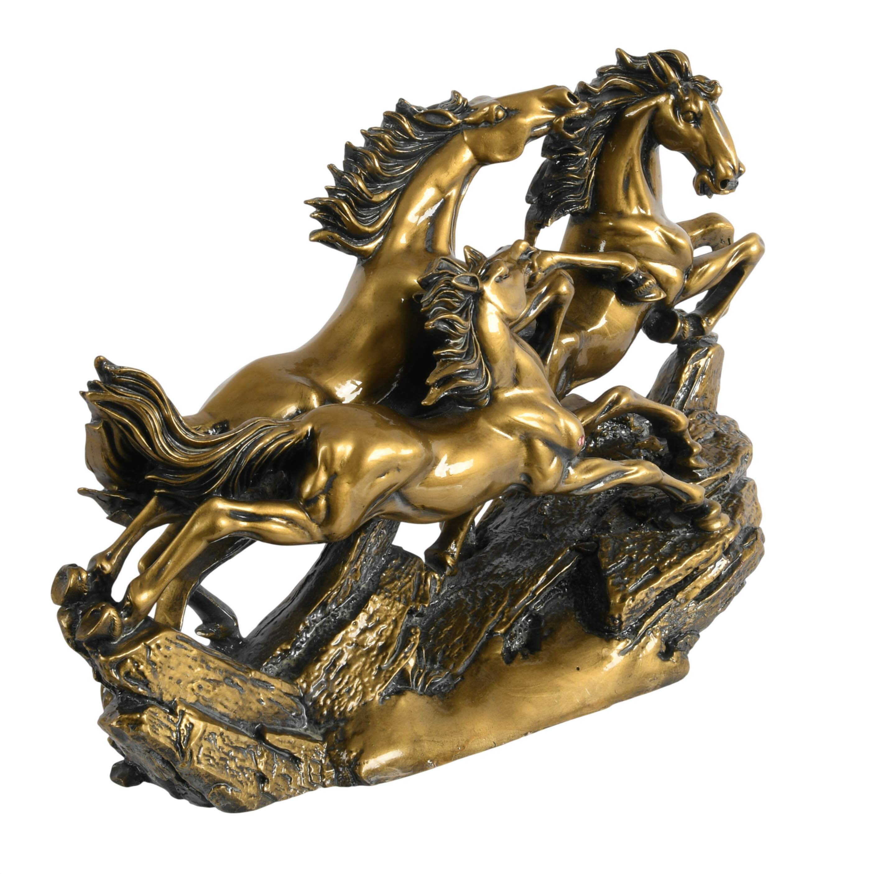 "Cry for Freedom" Horse Resin Sculpture-7
