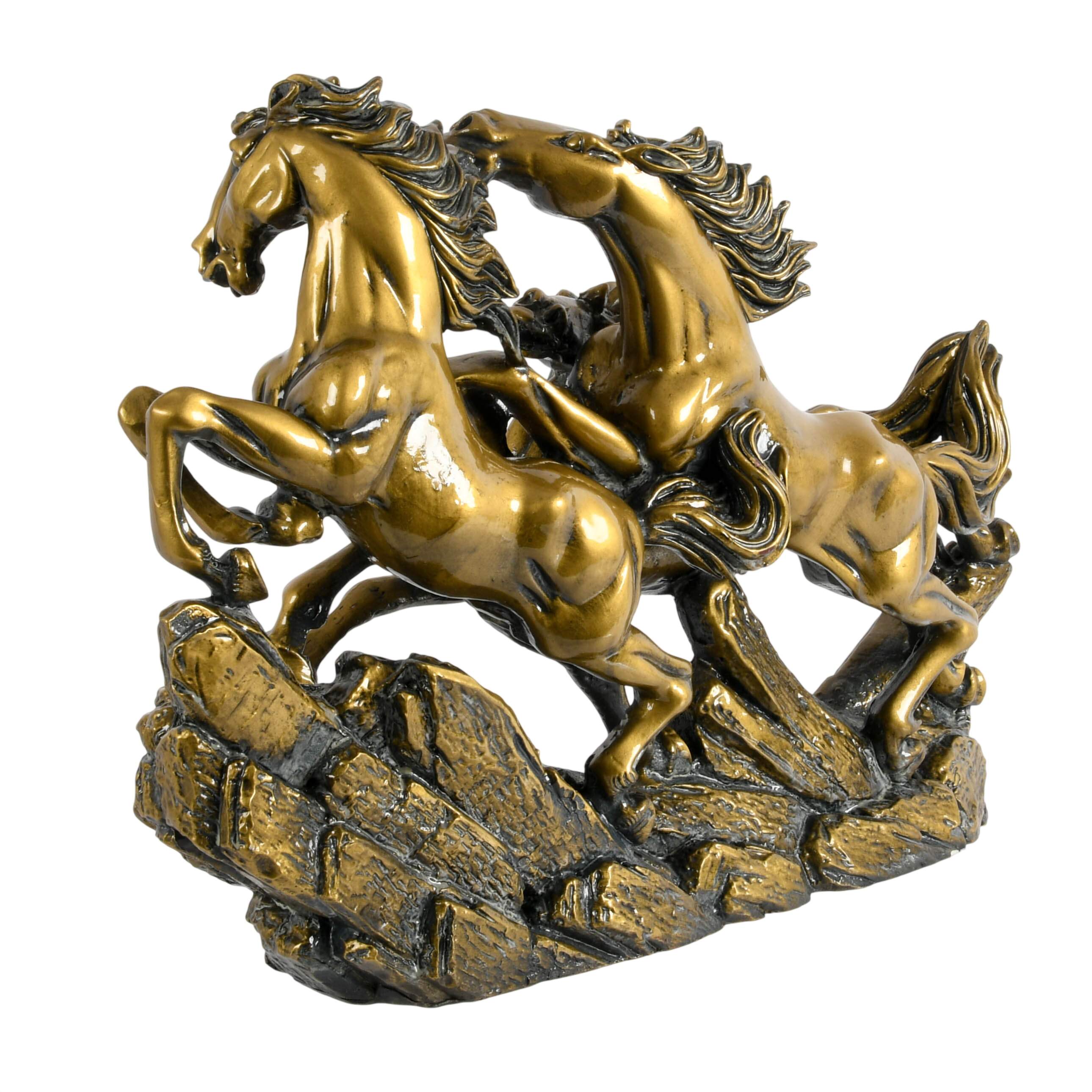 "Cry for Freedom" Horse Resin Sculpture-5