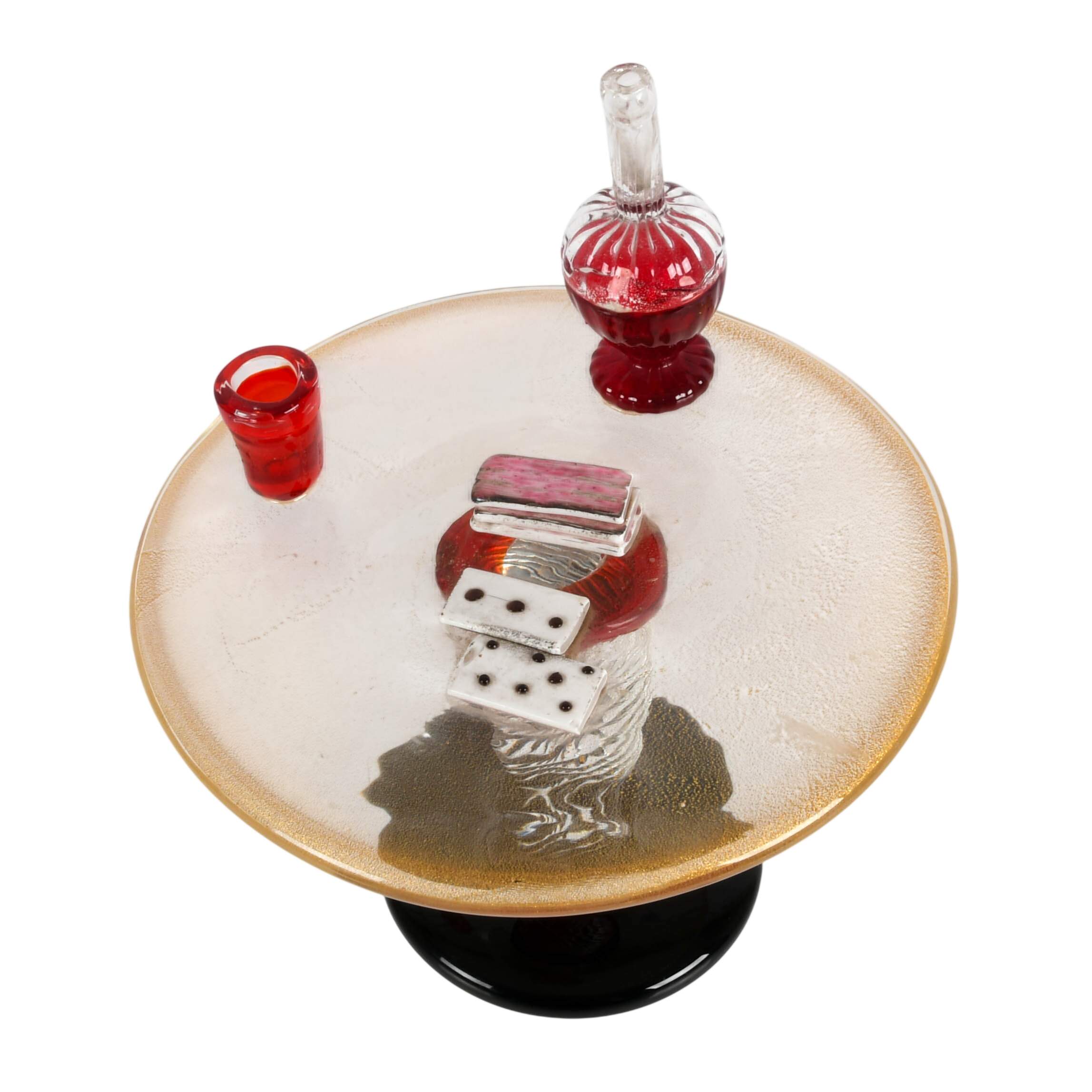 Handmade Murano Glass Games Table-3
