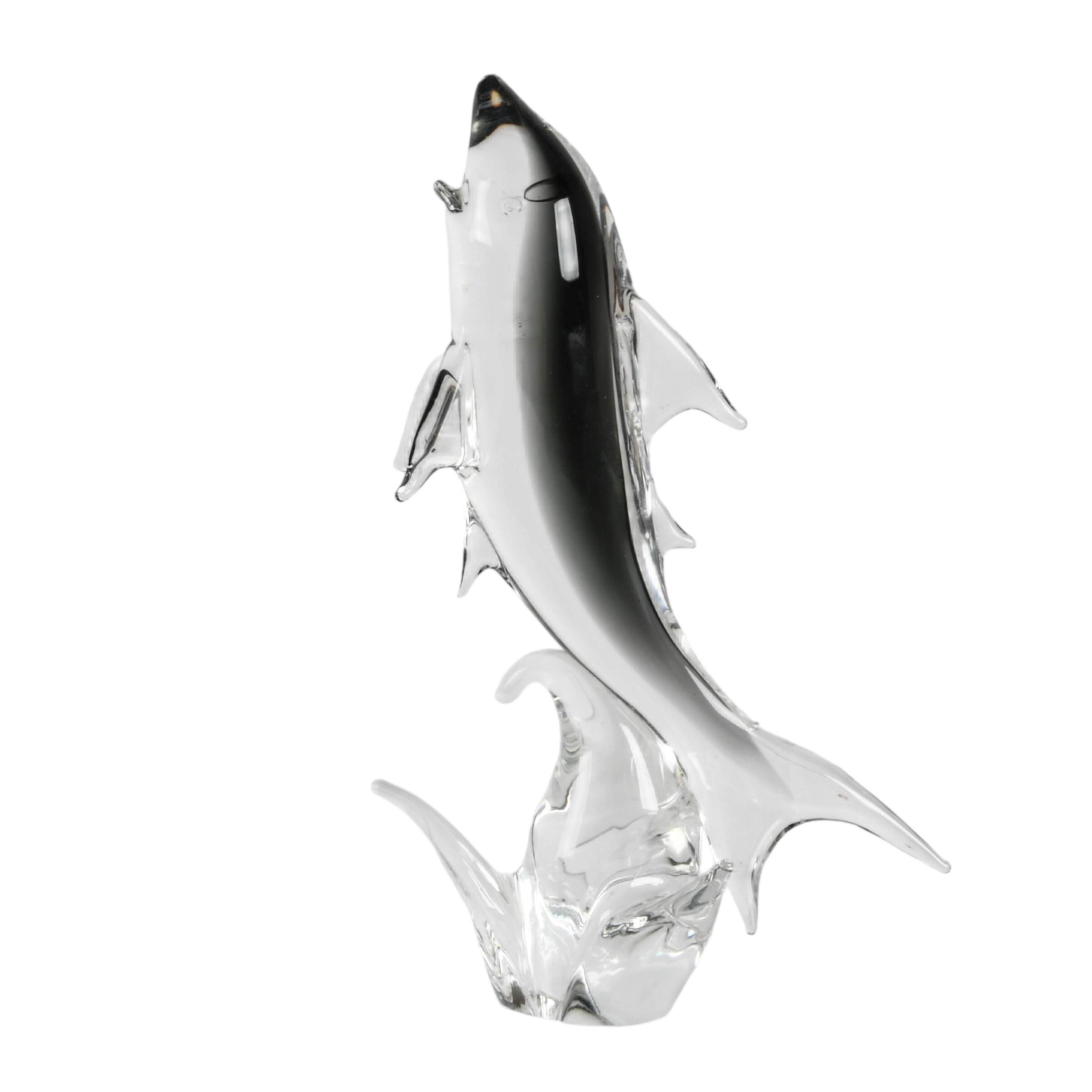 Sommerso Murano Glass Shark After Licio Zanetti-2