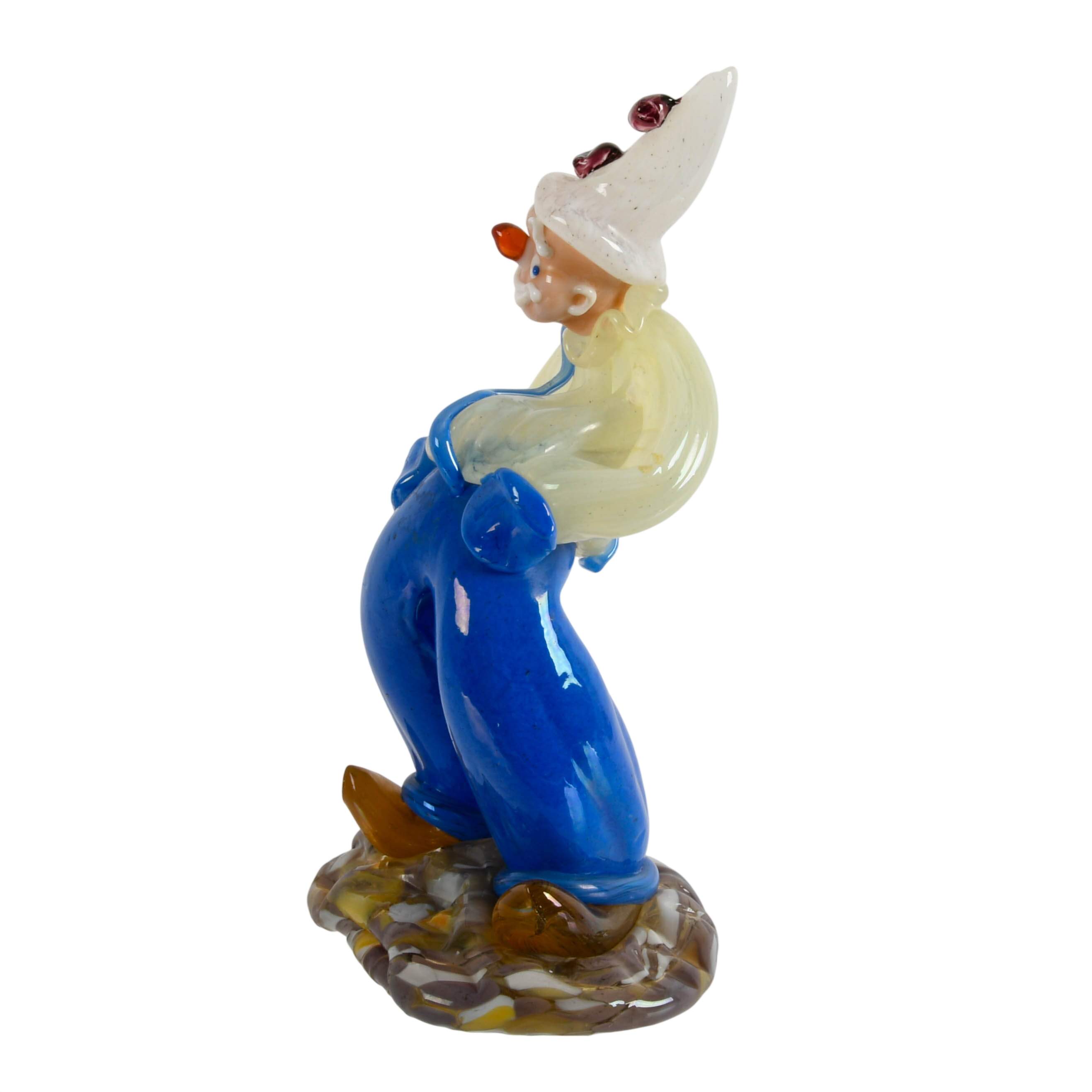 Czech Lampwork Glass Clown Attributed to Jaroslav Brychta-4