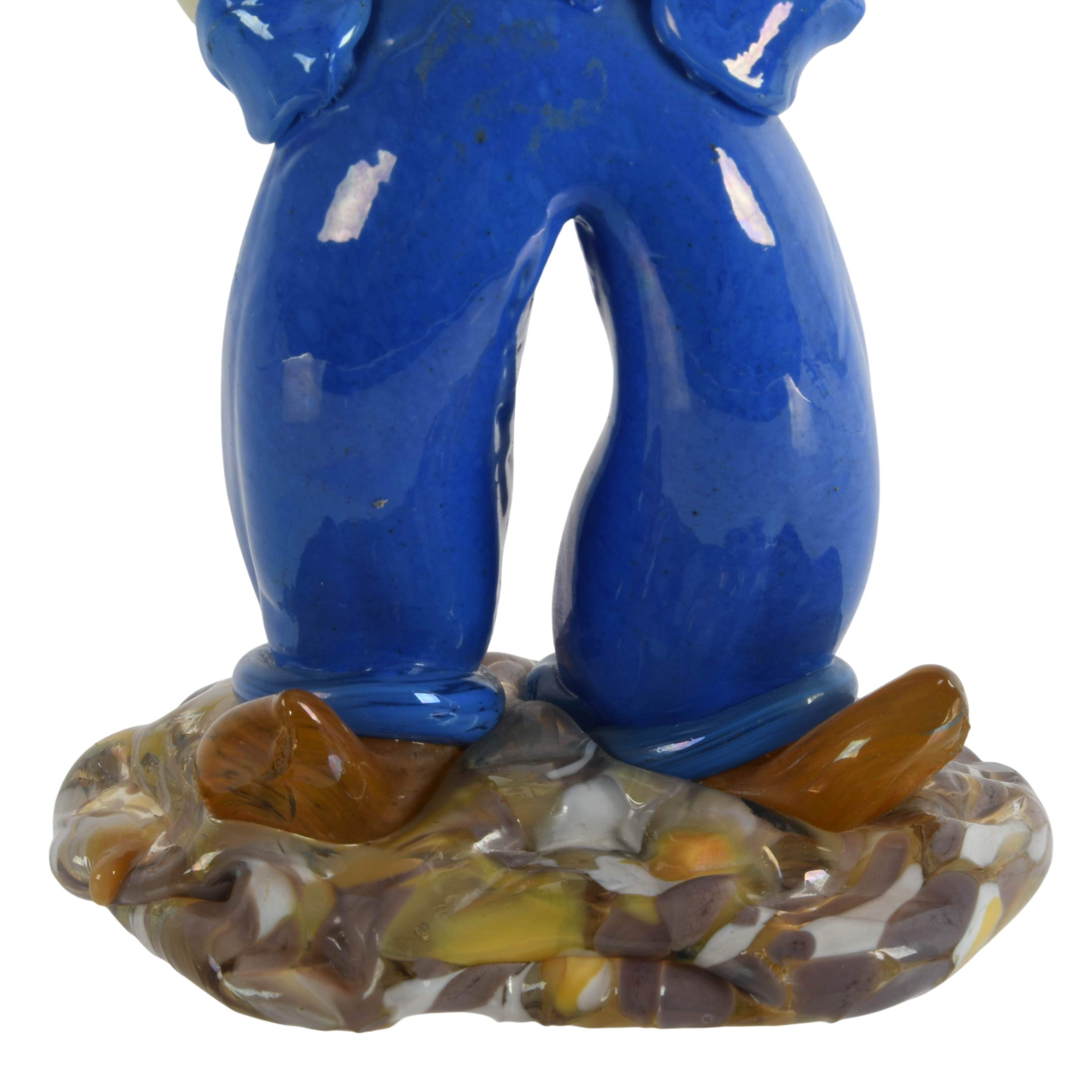 Czech Lampwork Glass Clown Attributed to Jaroslav Brychta-3