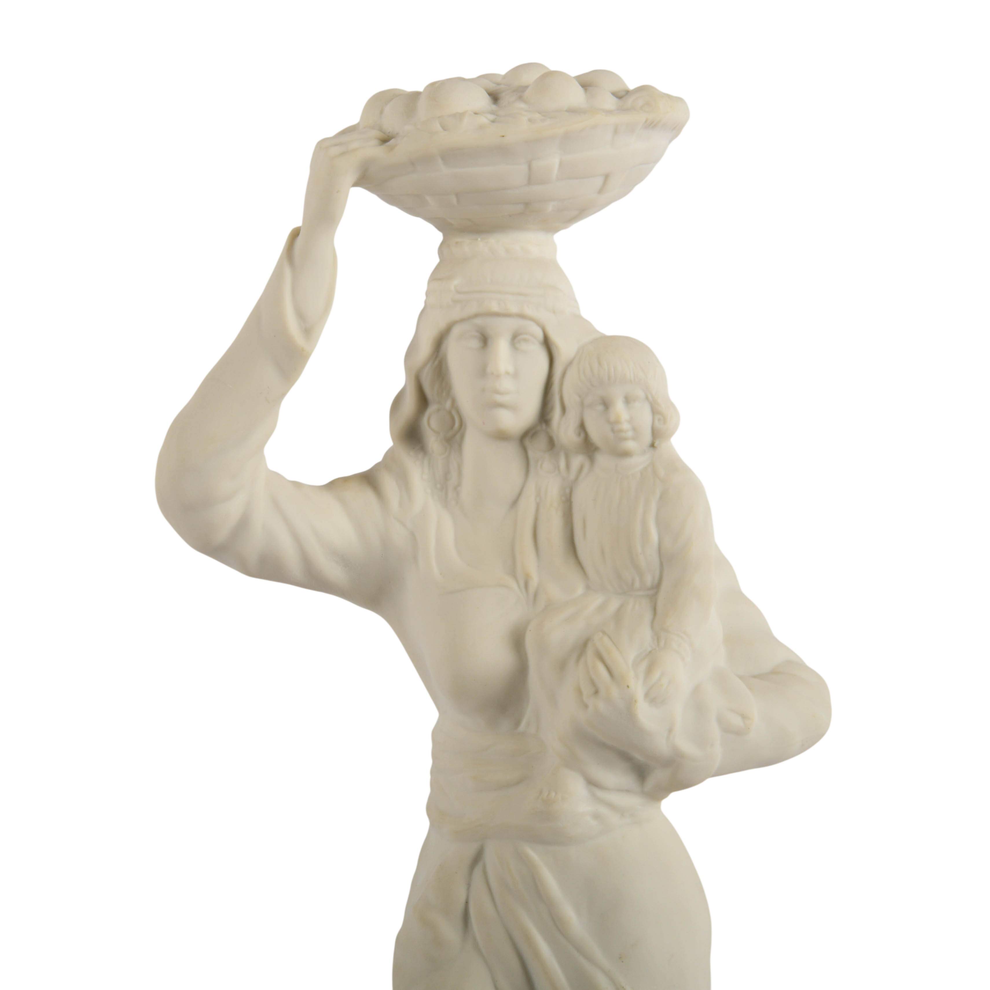 Boehm Woman with Fruit Signed by Helen Boehm-2