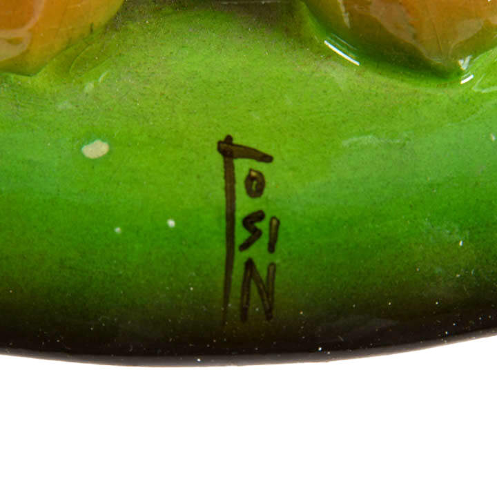 Signed Tarcisio Tosin Ceramic Courting Couple Figure-4
