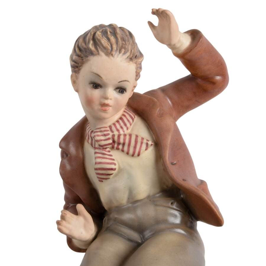 Italian Pair of Youths in the Wood Figurines-9