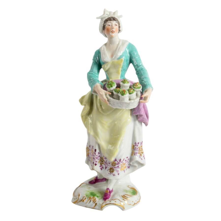 German Meissen Porcelain "Cries de Paris" Street Vendor Figure-1