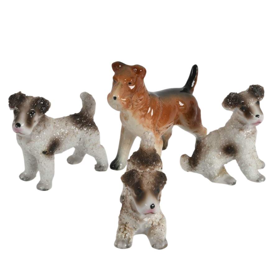 Pack of One Dozen Porcelain Dogs-3