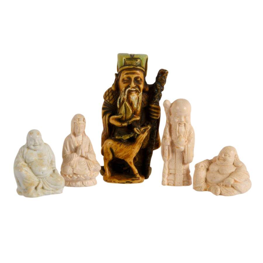 Four-Piece Collection of Chinese Miniatures Figures-1