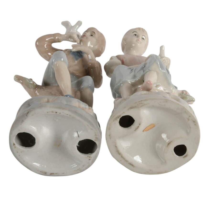 Pair of Lenwile Ardalt Artware Porcelain Mourning Dove Visit Figurines-10