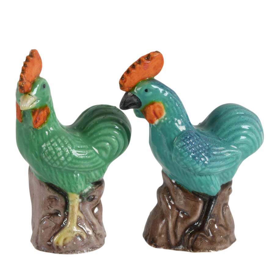 Flock of Miniature Porcelain Birds-8