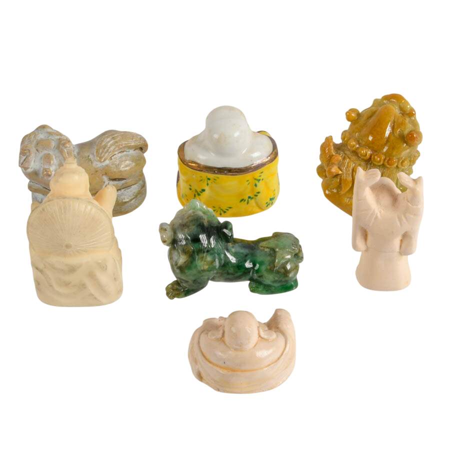 Grouping of Chinese Folk Animals, Figures, and Buddha-5