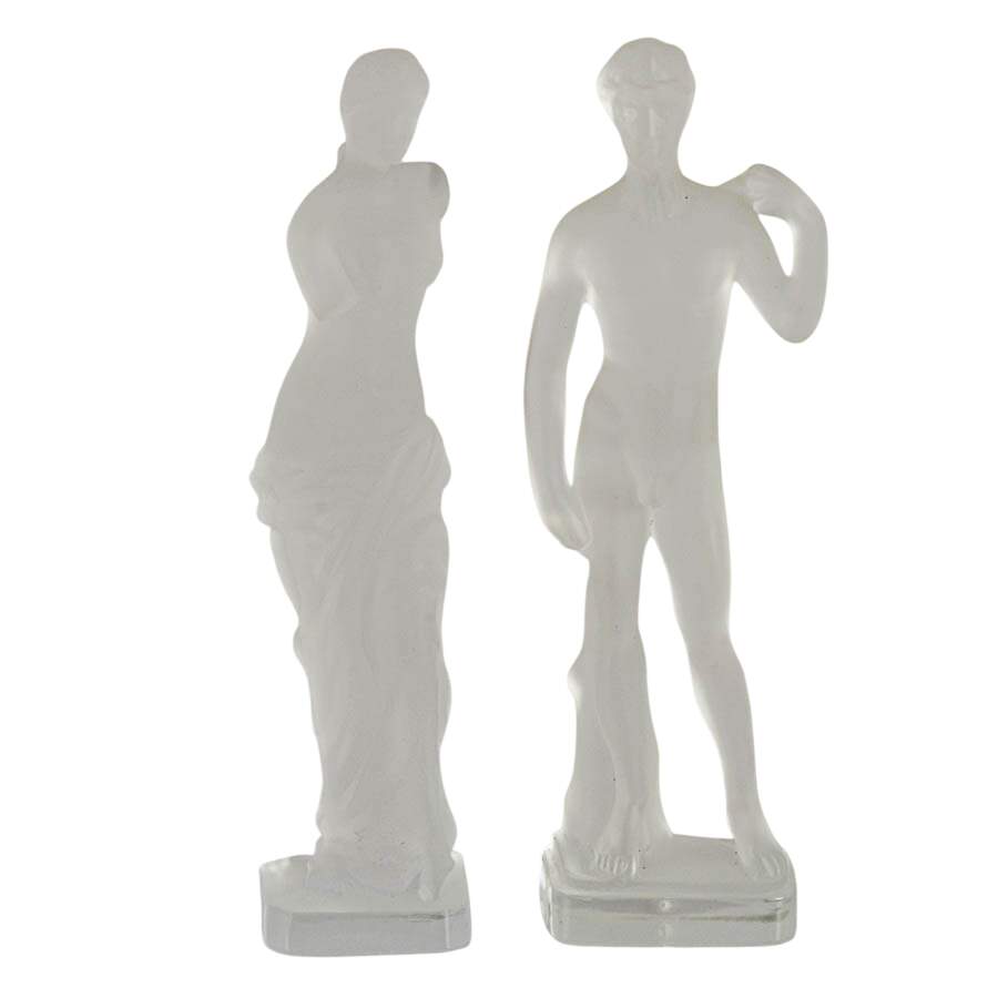Pair of Classical Greek Figurines After Lalique-1