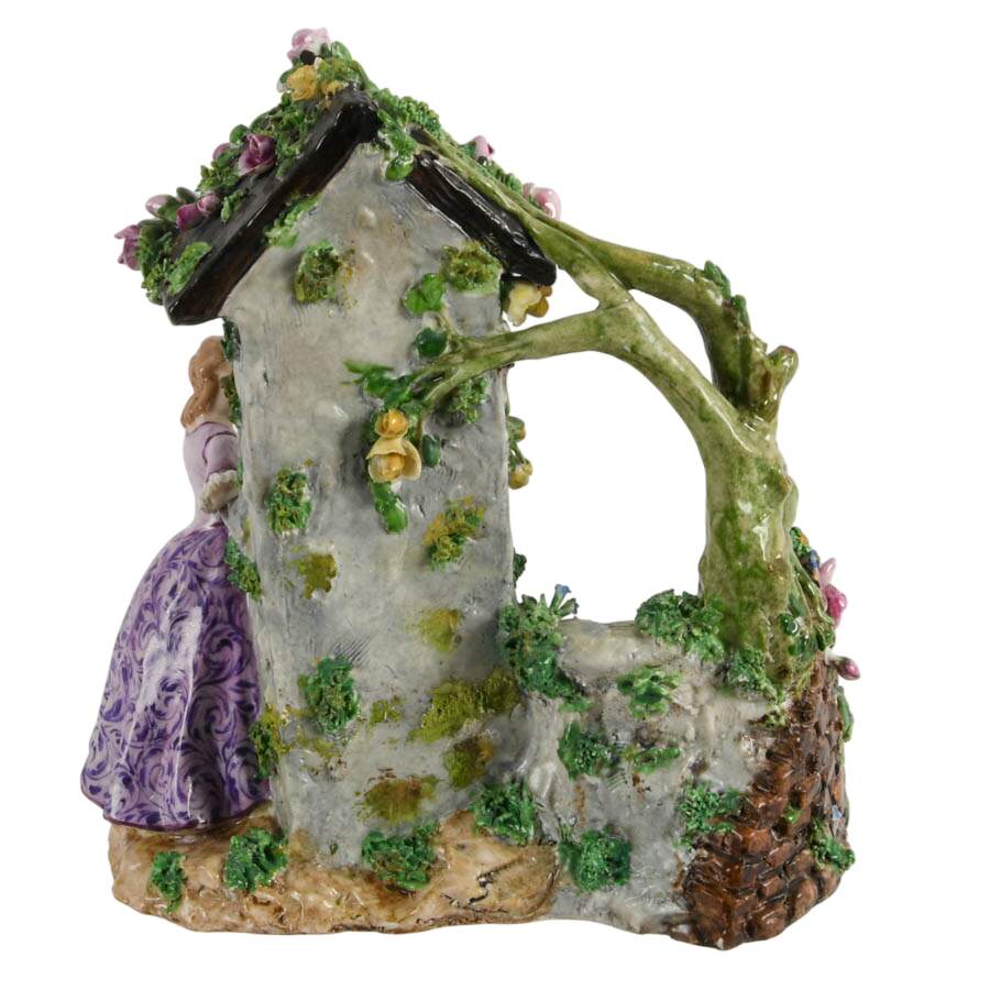 Antique Porcelain Shrine to St. Anthony Figurine-7