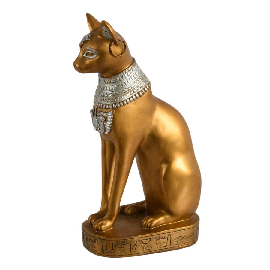 Egyptian Goddess Bastet Resin Figurine-5